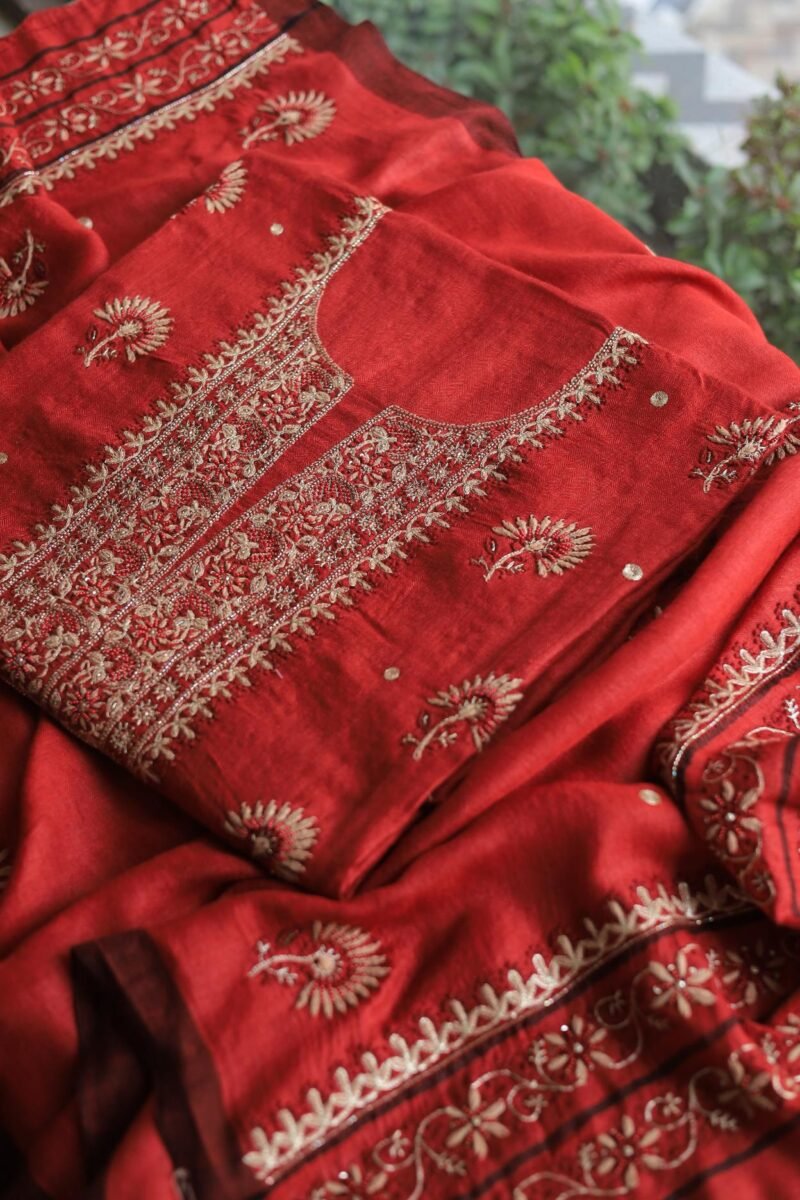 Pashmina x Chikankari Fabrics