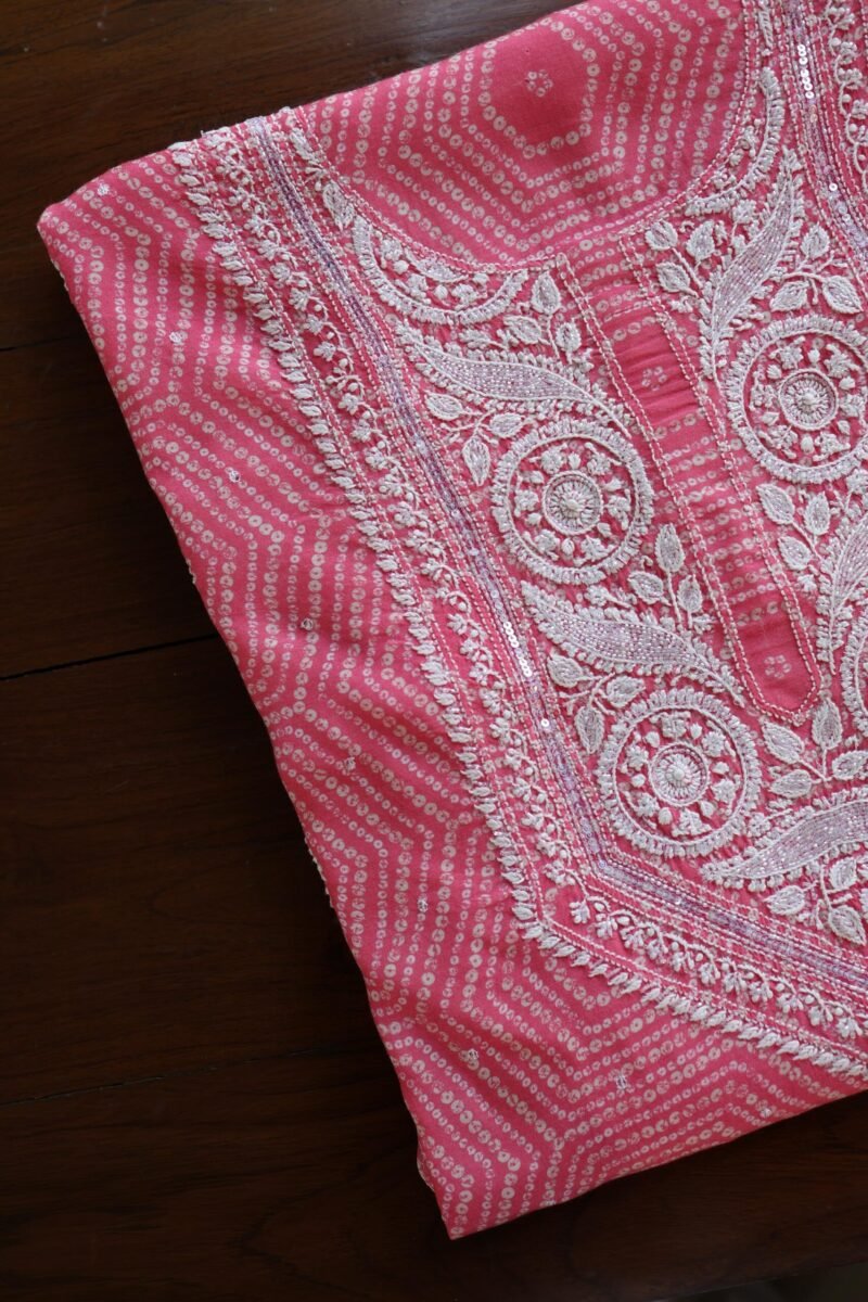 Muslin Chikankari Kurta Fabrics