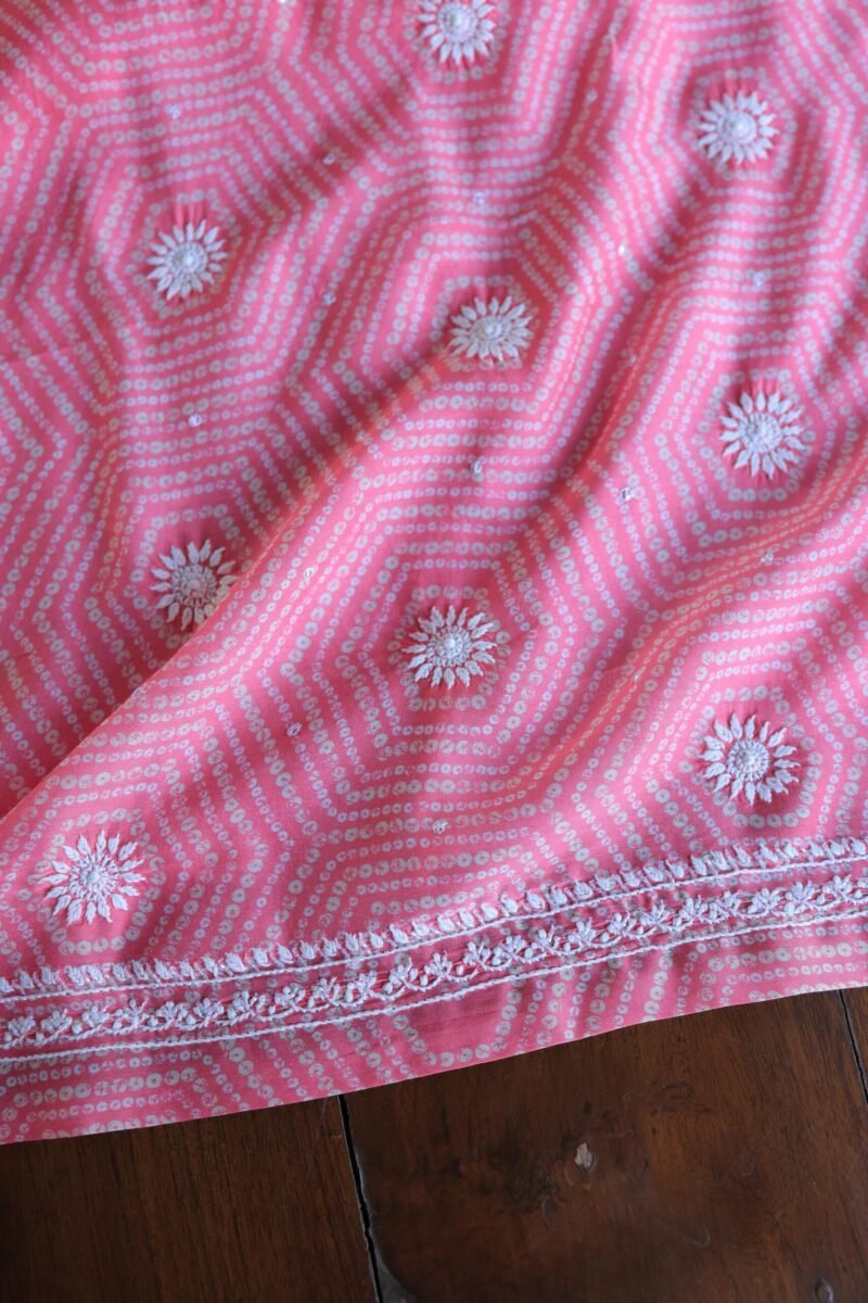 Muslin Chikankari Kurta Fabrics