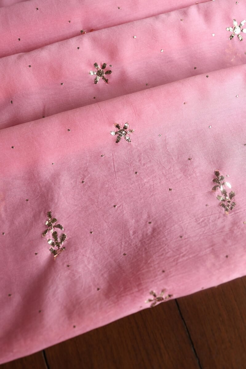 Chanderi Mukaish Badla Unstitched Chikankari Unisex Kurtas