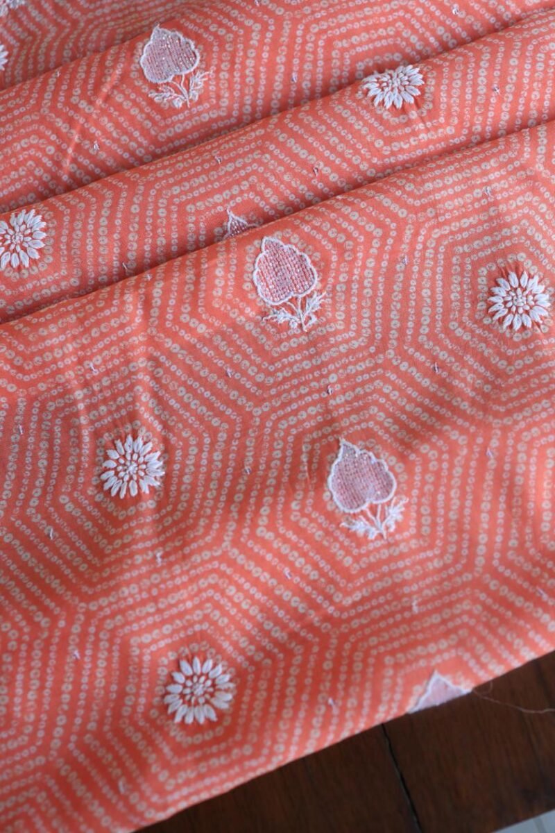 Muslin Chikankari Kurta Fabrics