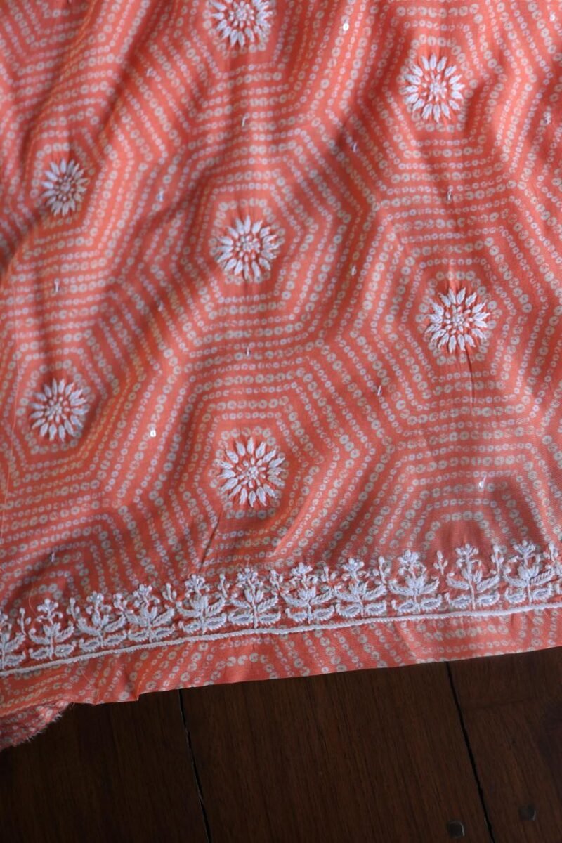 Muslin Chikankari Kurta Fabrics